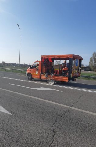 разметка краской