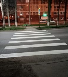 Разметка пешеходного перехода